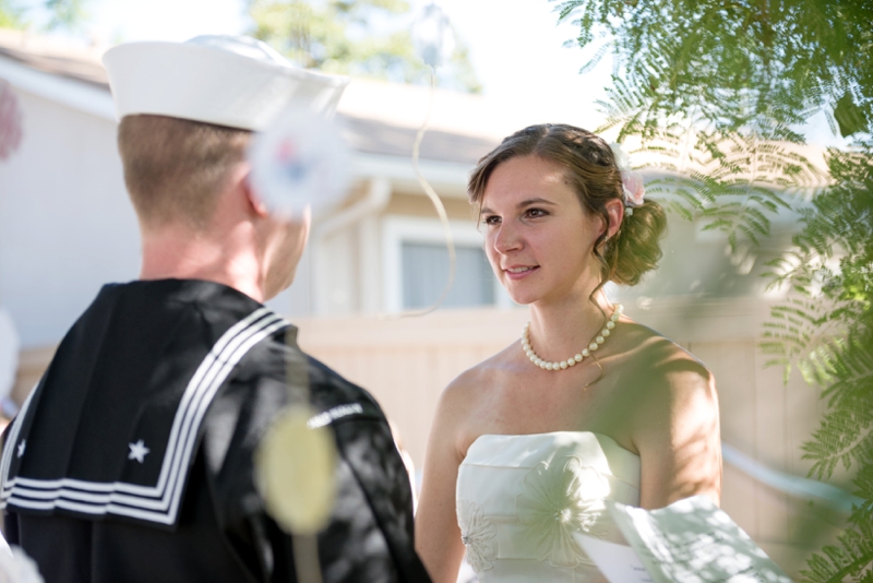 Backyard wedding from San Diego wedding photographer Lauren Nygard