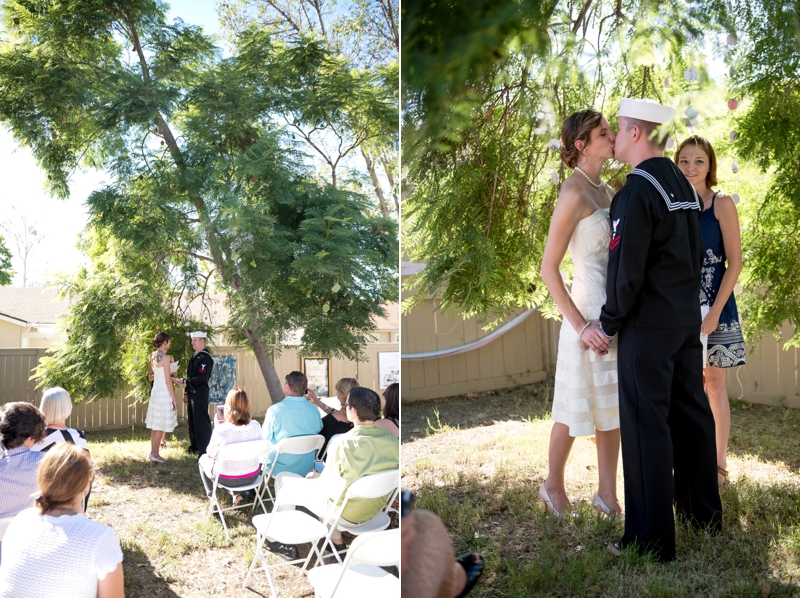 Backyard wedding from San Diego wedding photographer Lauren Nygard