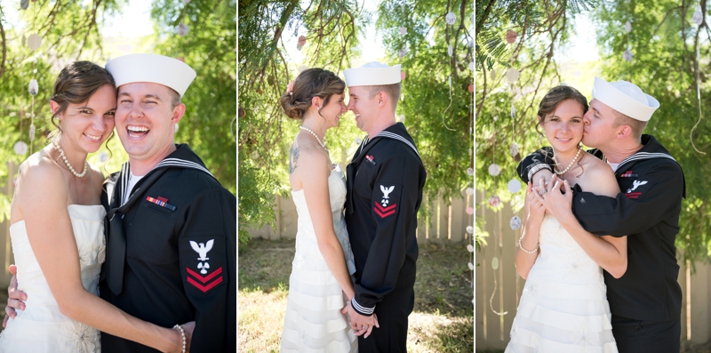 Backyard wedding from San Diego wedding photographer Lauren Nygard