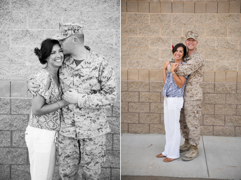 Marine Corps Homecoming photography by San Diego wedding photographer Lauren Nygard