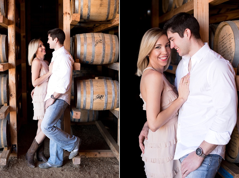 San Antonio Texas engagement session at Garrison Brothers Distillery by Texas wedding photographer Lauren Nygard