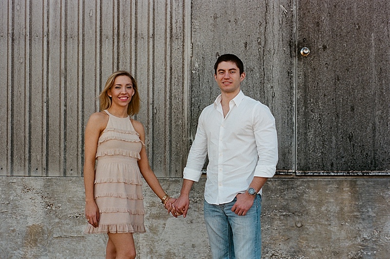 San Antonio Texas engagement photography session on film from San Diego wedding photographer Lauren Nygard