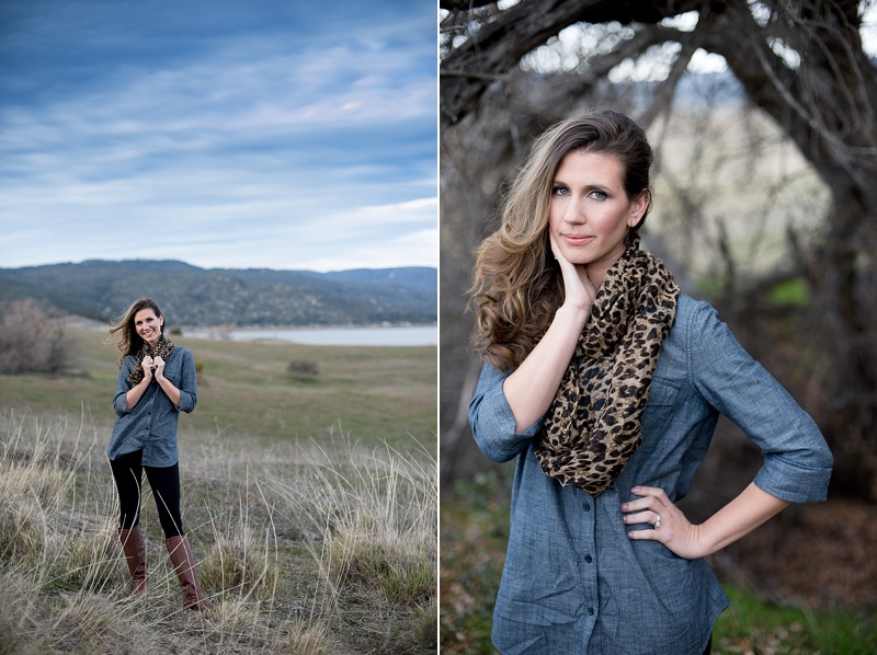 Beauty portraits at Lake Henshaw from San Diego photographer Lauren Nygard