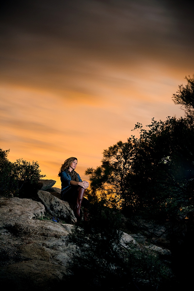 Night time portrait photography from San Diego photographer Lauren Nygard