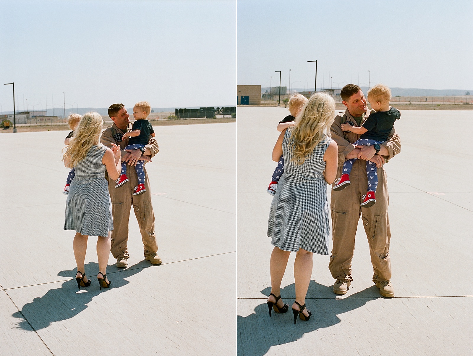 Marine Corps C130 Homecoming at MCAS Miramar from San Diego military homecoming photographer Lauren Nygard