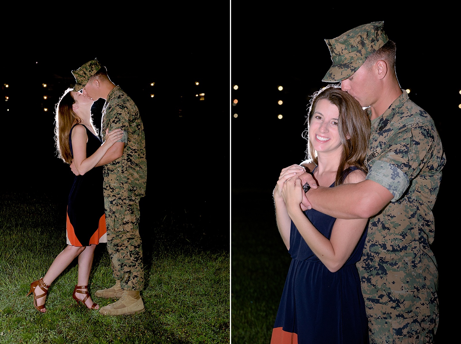 Marine Corps homecoming photography at Camp Lejeune from North Carolina portrait photographer Lauren Nygard